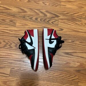 Nike Black, Red, and White Athletic Shoes